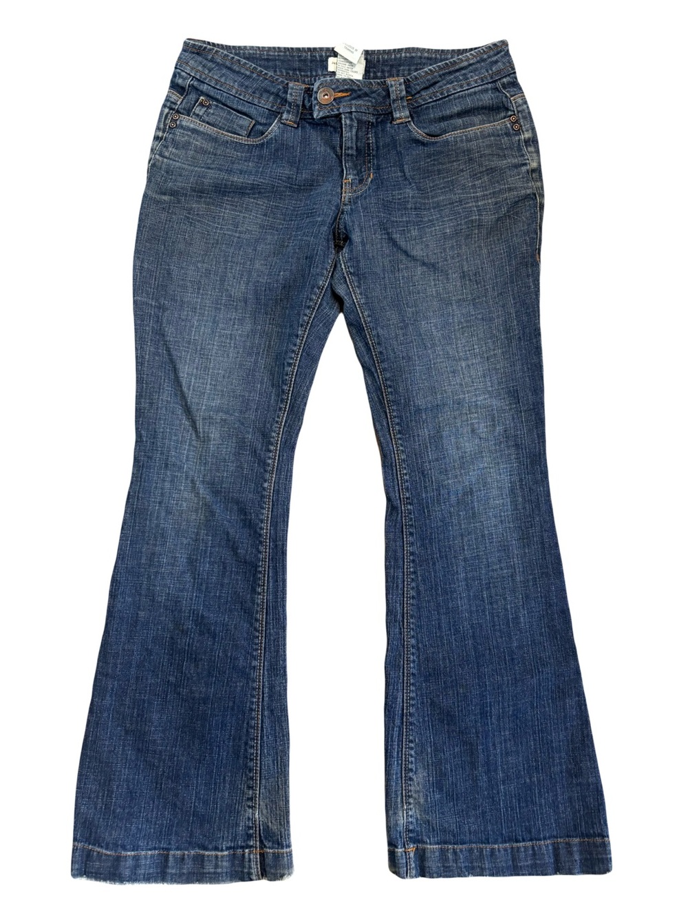 Y2K Early 2000’s Flared Dark Blue Women's Jeans - Classic Wide Leg